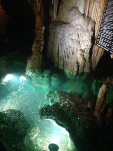 Underground wishing well at Luray Caverns